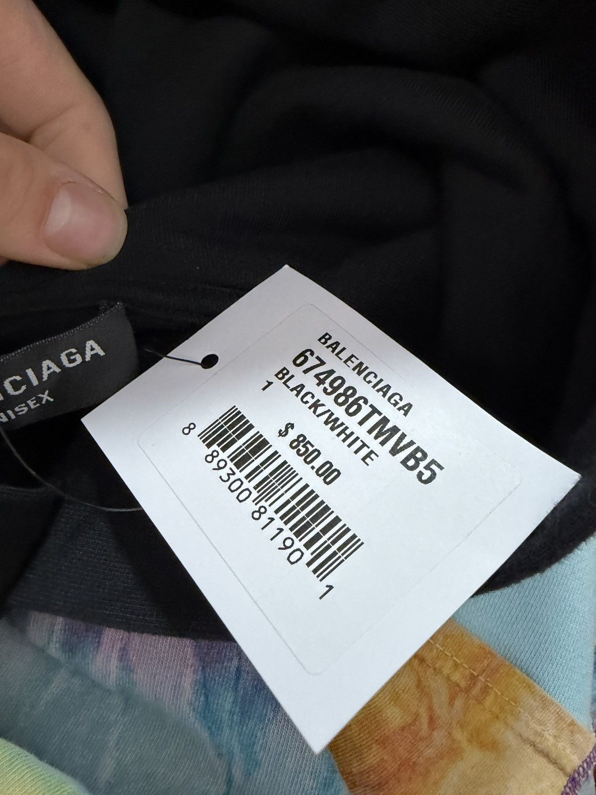 Balenciaga Balenciaga Hand painted hoodie Size US M / EU 48-50 / 2 - 8 Thumbnail