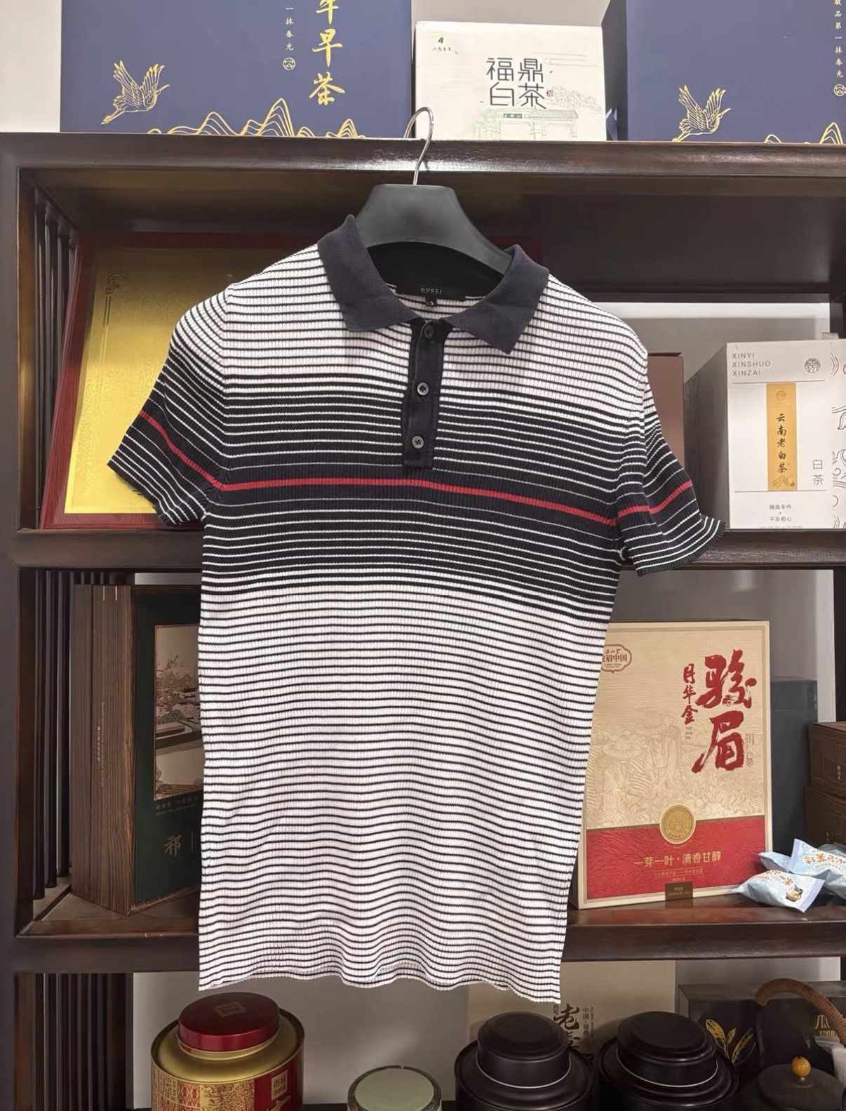 Gucci Gucci Knit Short Sleeve Polo J2 Size US S / EU 44-46 / 1 - 1 Thumbnail