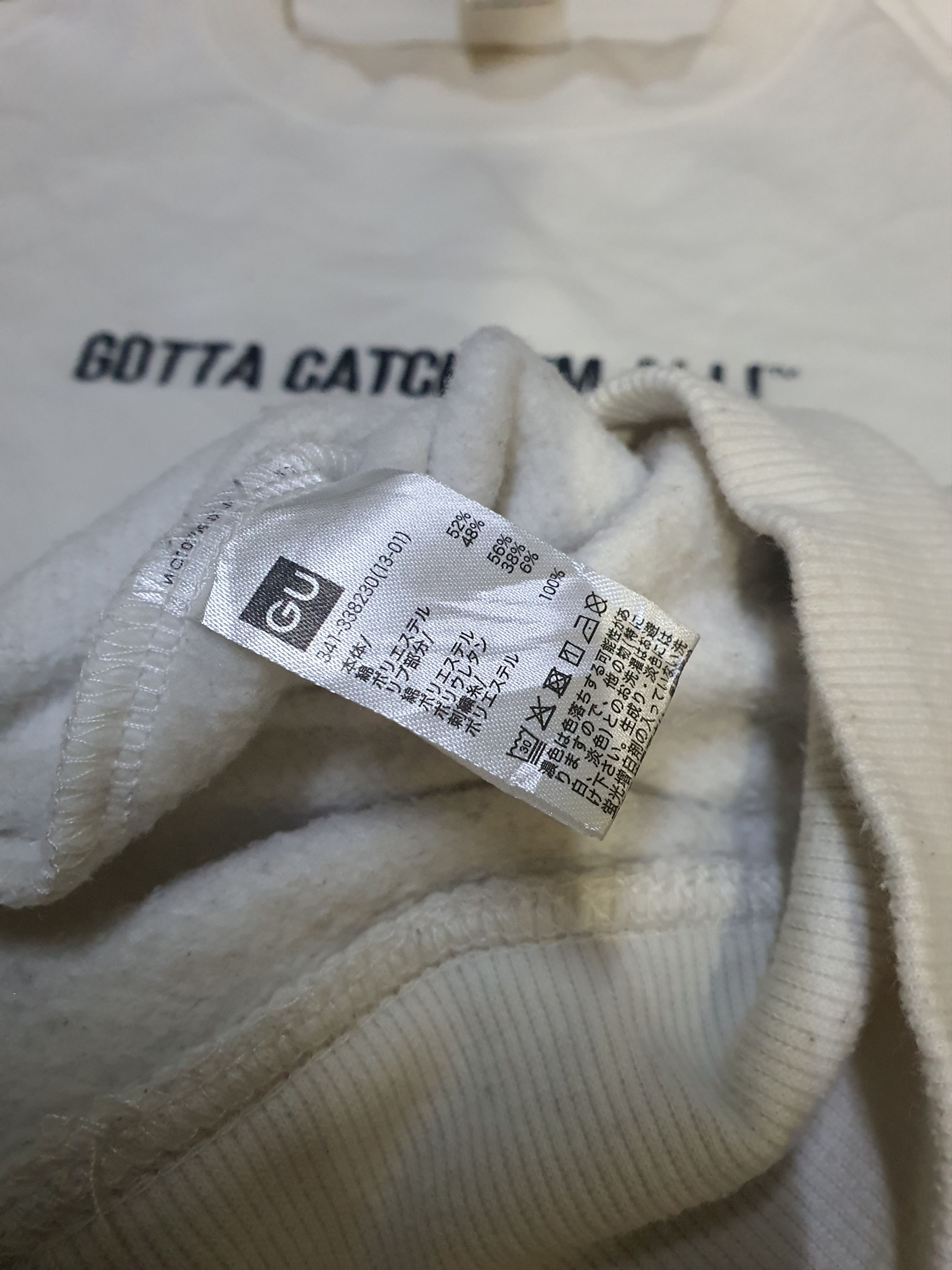 Anime GU x Pokémon "Line Up" crewneck sweatshirt Size US L / EU 52-54 / 3 - 10 Thumbnail