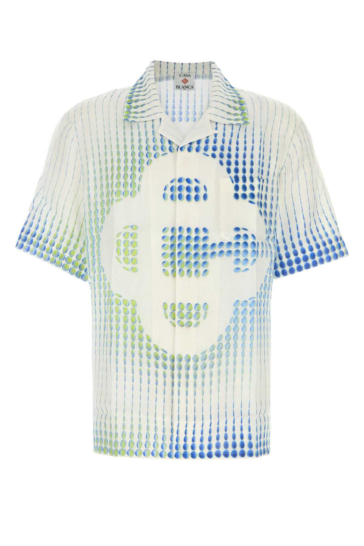 Casablanca Printed Linen Shirt Size US M / EU 48-50 / 2 - 1 Thumbnail