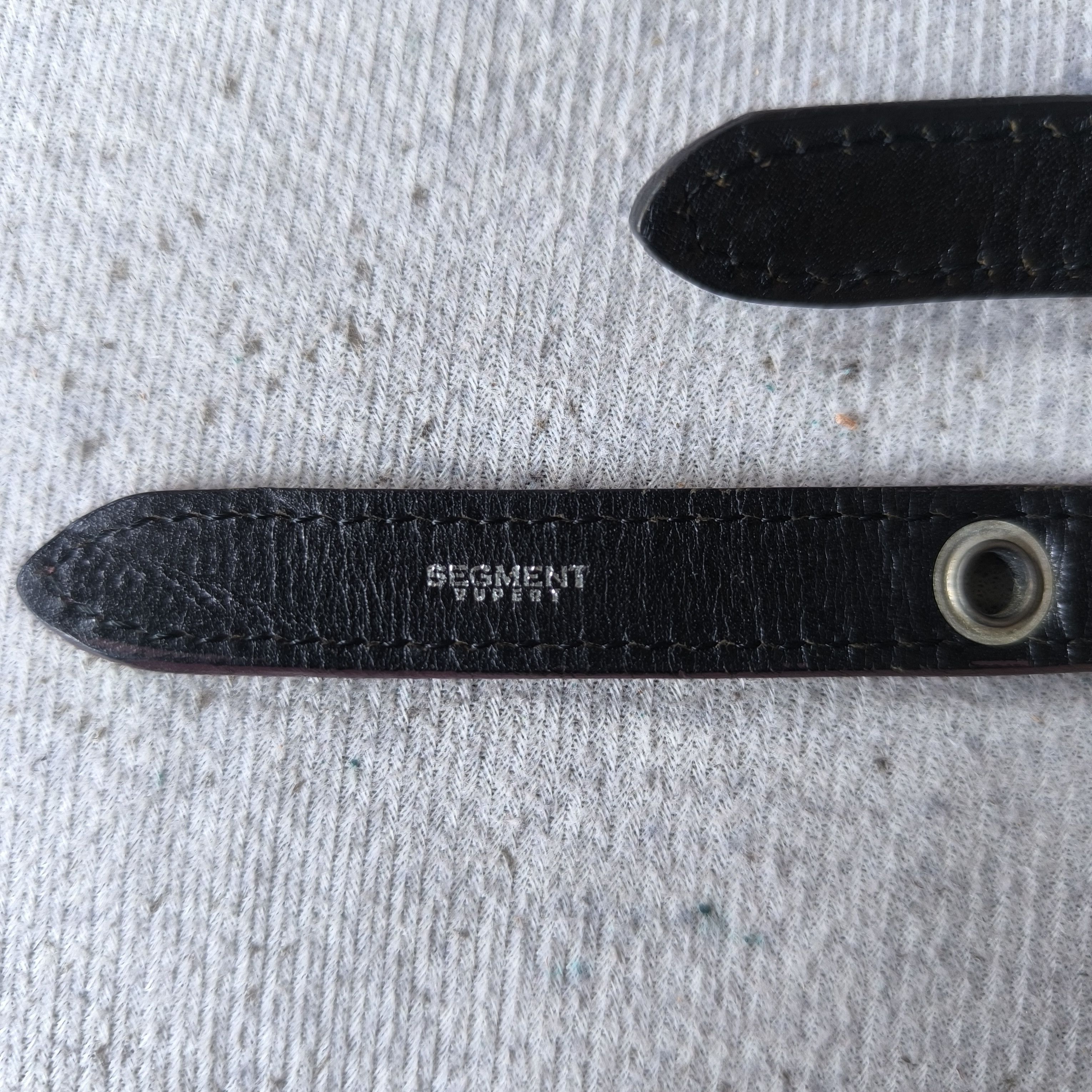 14th Addiction 💥 Segment rupert double prong zip punk rock leather belt Size ONE SIZE - 7 Thumbnail