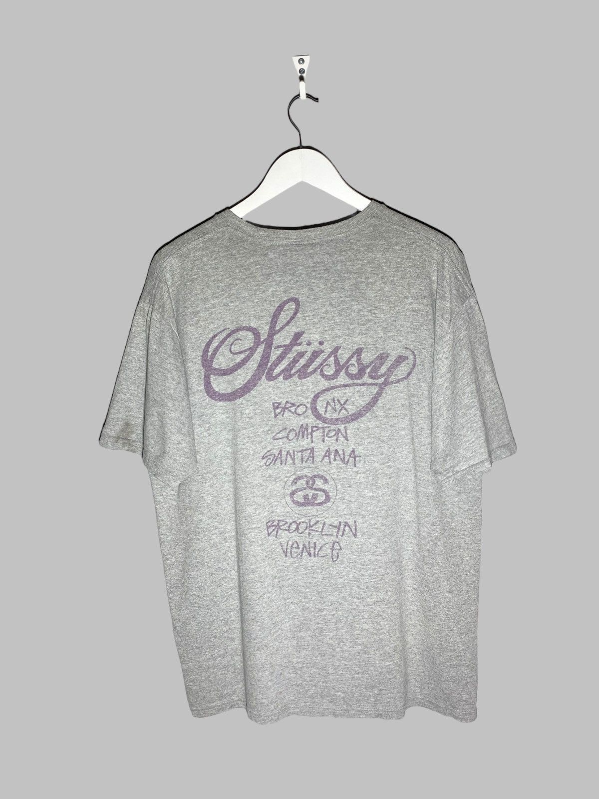 Stussy × Vintage 🔥 VINTAGE 00S STUSSY RARE DISTRESSED T-SHIRT 🔥 Size US L / EU 52-54 / 3 - 2 Thumbnail