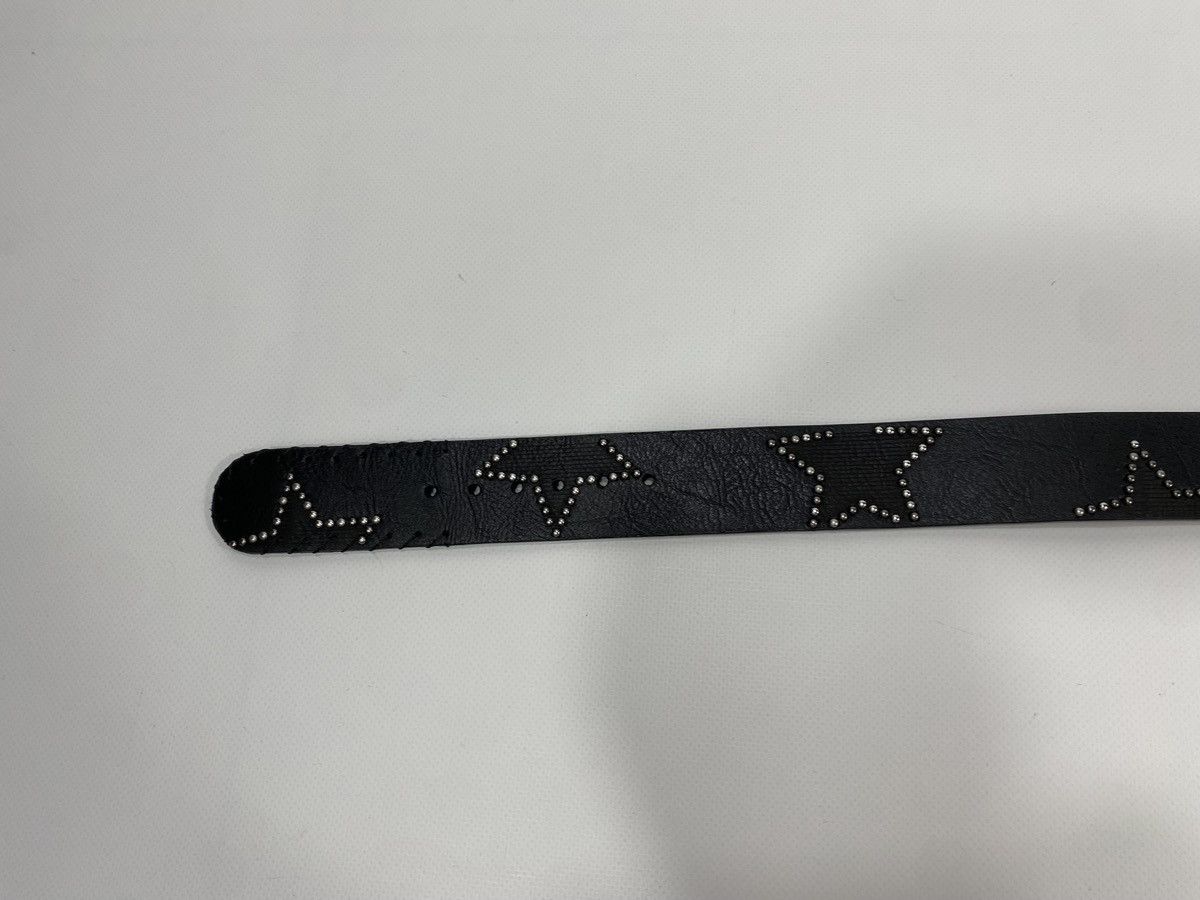 Vintage 🔥LASTDROP🔥 Y2K Avant Garde Stars Studded Opium Leather Belt Size ONE SIZE - 8 Thumbnail