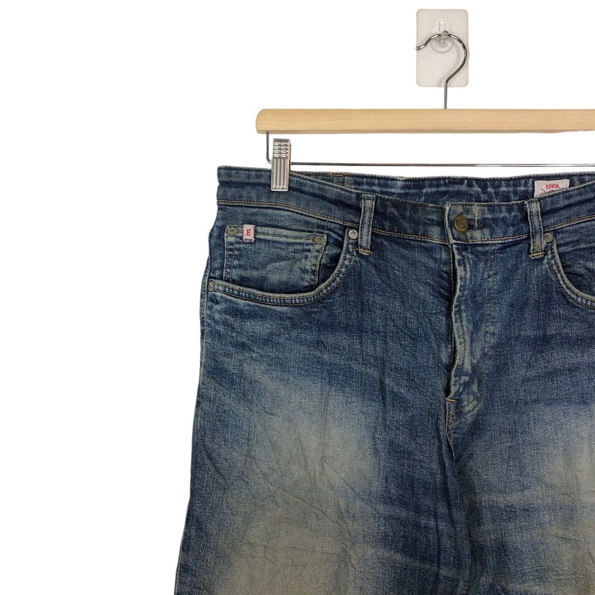 Japanese Brand 🔥90’s Vintage Distressed Denim Jeans Edwin Size US 34 / EU 50 - 6 Thumbnail