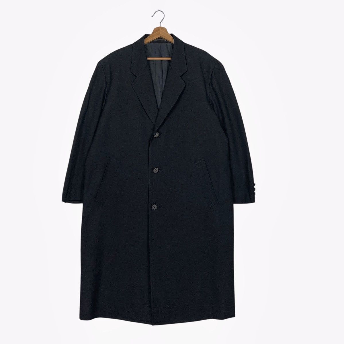 Comme des Garcons Homme Deux Vtg AD1988 Comme Des Garcons Homme Deux Wool Overcoat Size US M / EU 48-50 / 2 - 1 Thumbnail