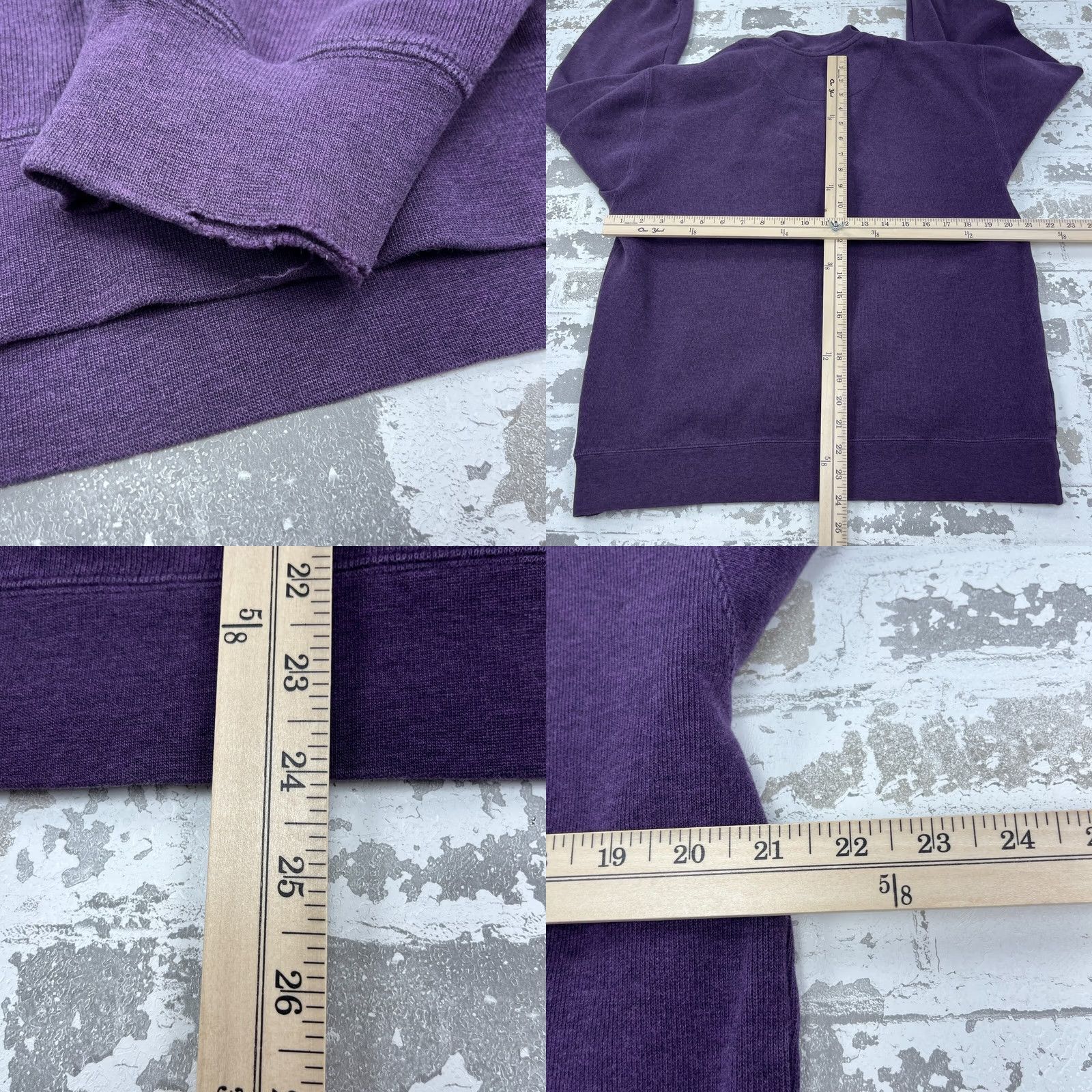 Orvis Orvis Men Medium Purple Pull Over Sweater Quarter Zip Fly Fishing * Size US M / EU 48-50 / 2 - 8 Thumbnail