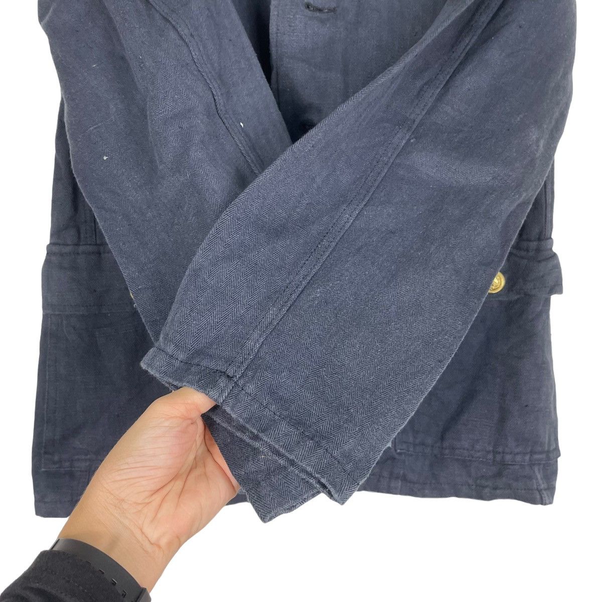 Vintage 💥50s NAVY MILITARY HBT JACKET Size US M / EU 48-50 / 2 - 10 Thumbnail