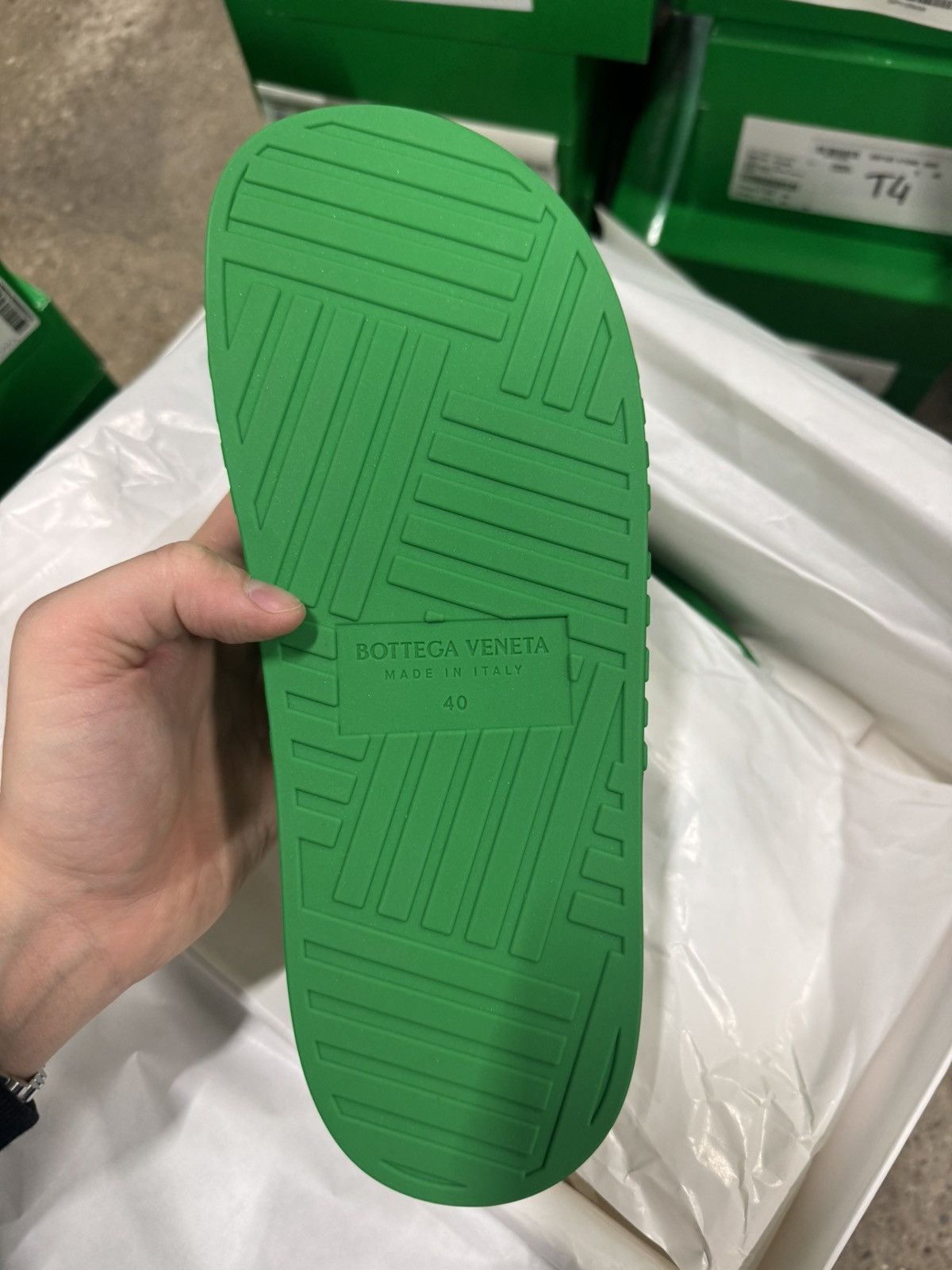 Bottega Veneta Bottega Veneta Embossed Rubber Slides NEW 550$ Size US 7 / EU 40 - 6 Thumbnail