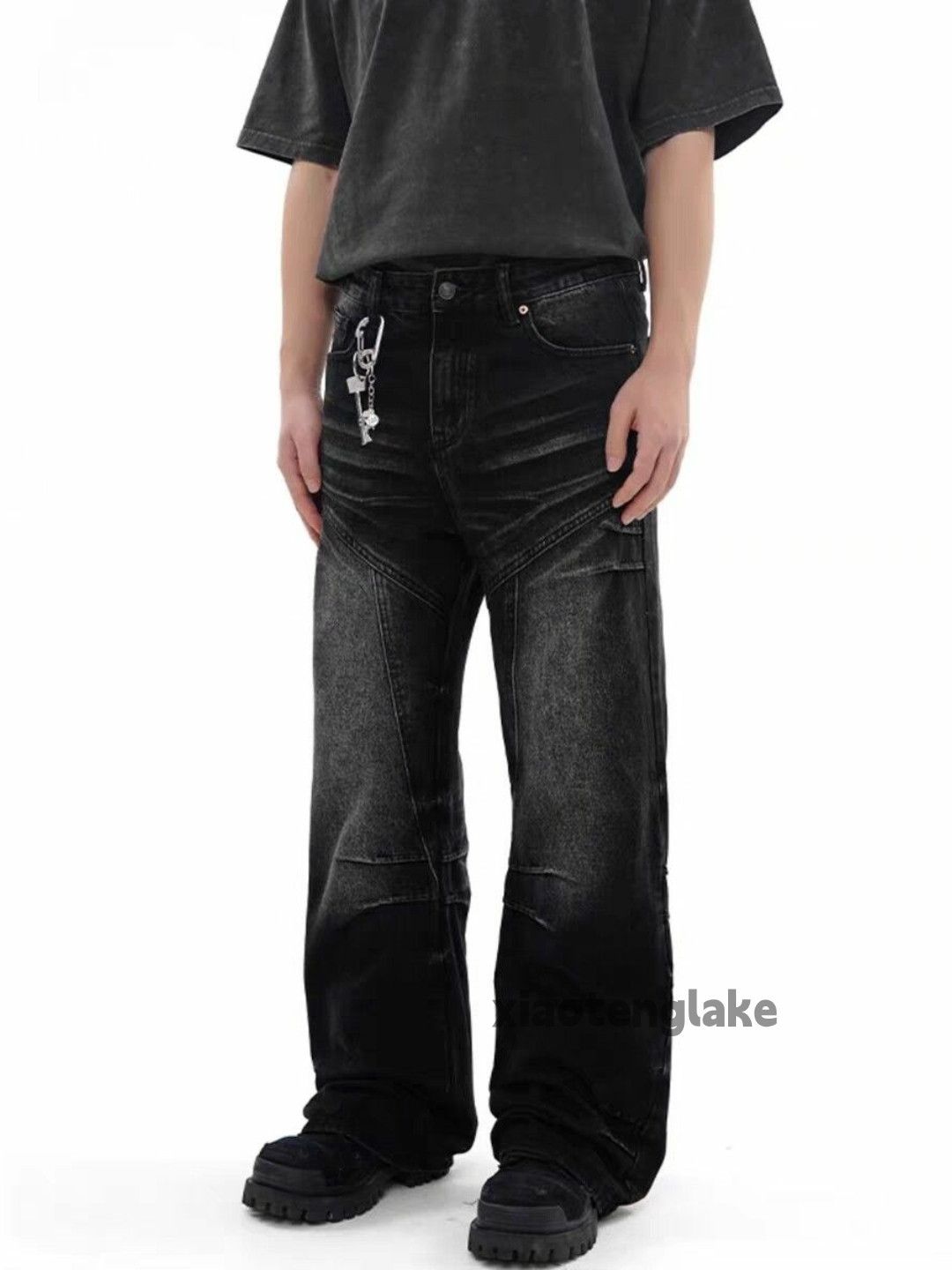 Jean × Vintage Washed faded cleanfit yuppie bootcut grunge y2k jeans Size US 32 / EU 48 - 1 Thumbnail