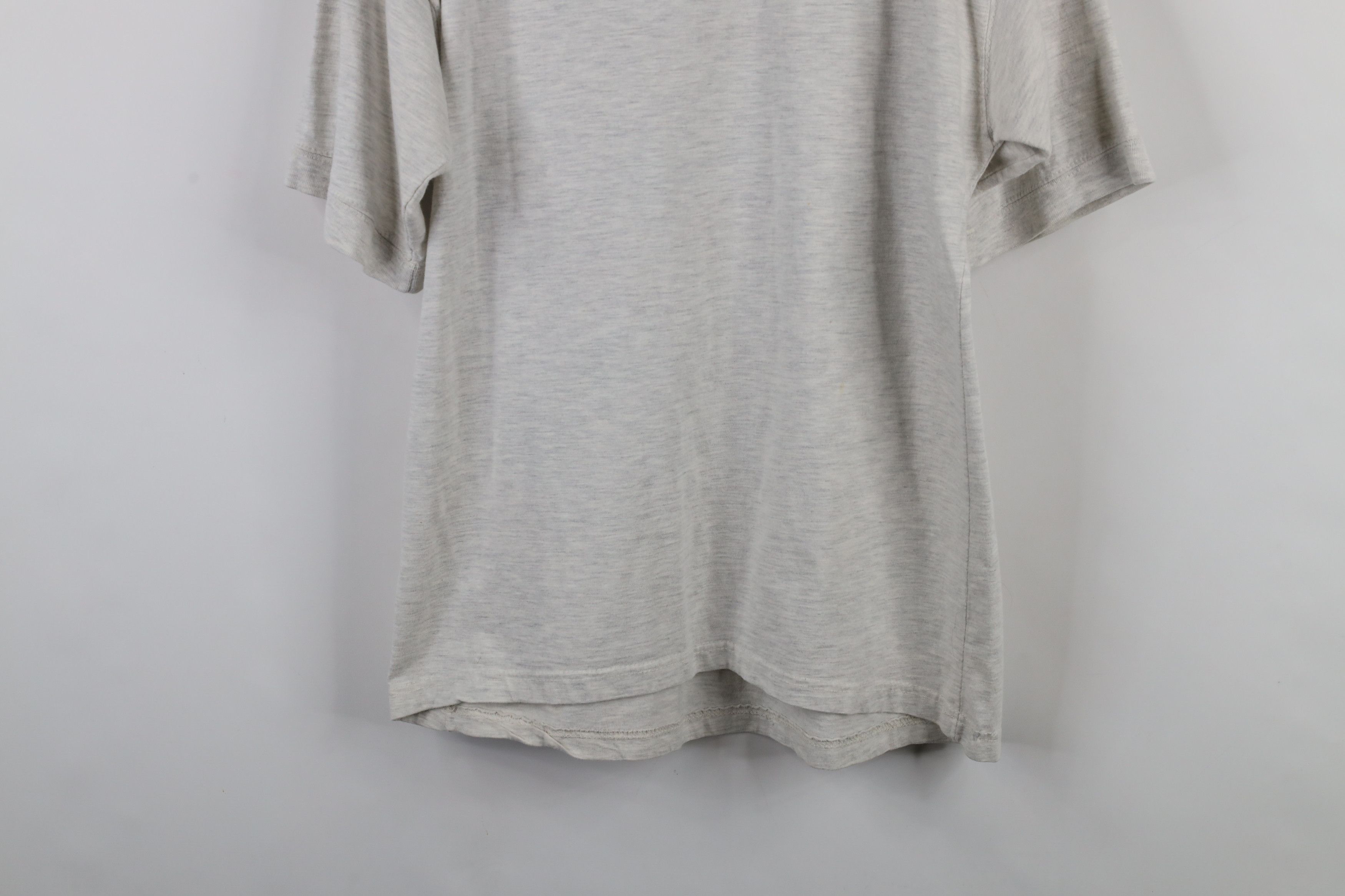 Vintage Vintage 90s Streetwear Blank Baggy Fit Henley T-Shirt Gray Size US M / EU 48-50 / 2 - 12 Thumbnail