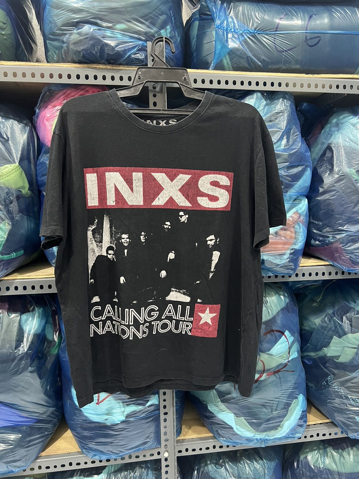 Band Tees INXS Calling All Nations Tour tee Size US XL / EU 56 / 4 - 1 Thumbnail