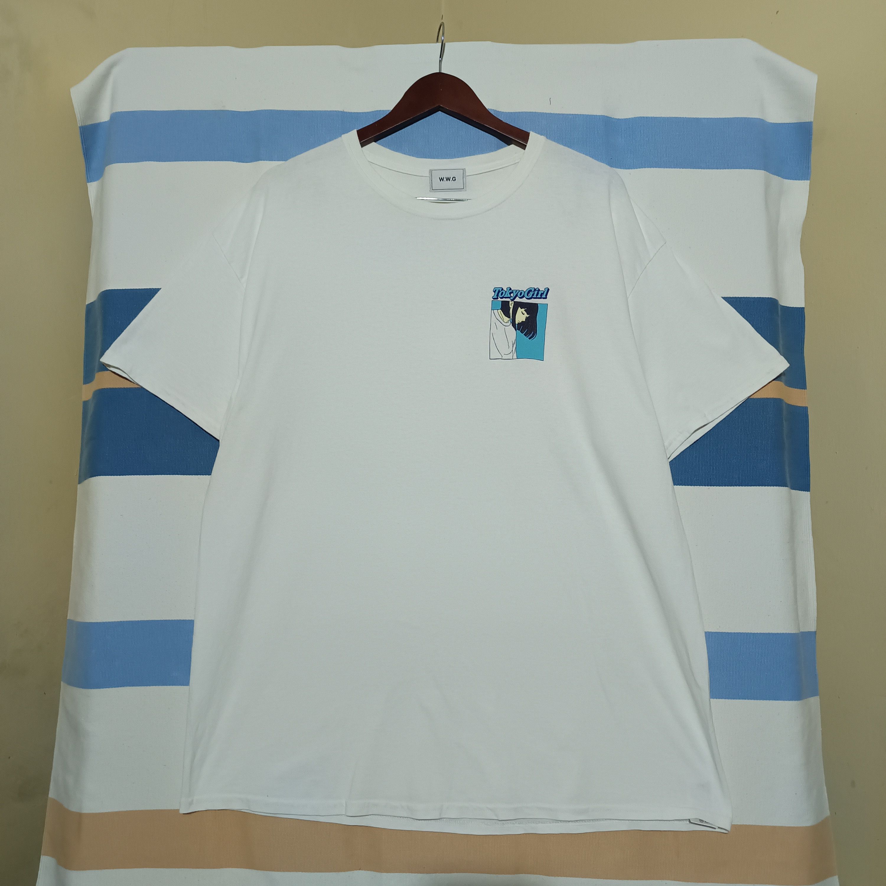 Japanese Brand WWG TOKYO GIRL OVERSIZED TRE Size US XL / EU 56 / 4 - 2 Thumbnail