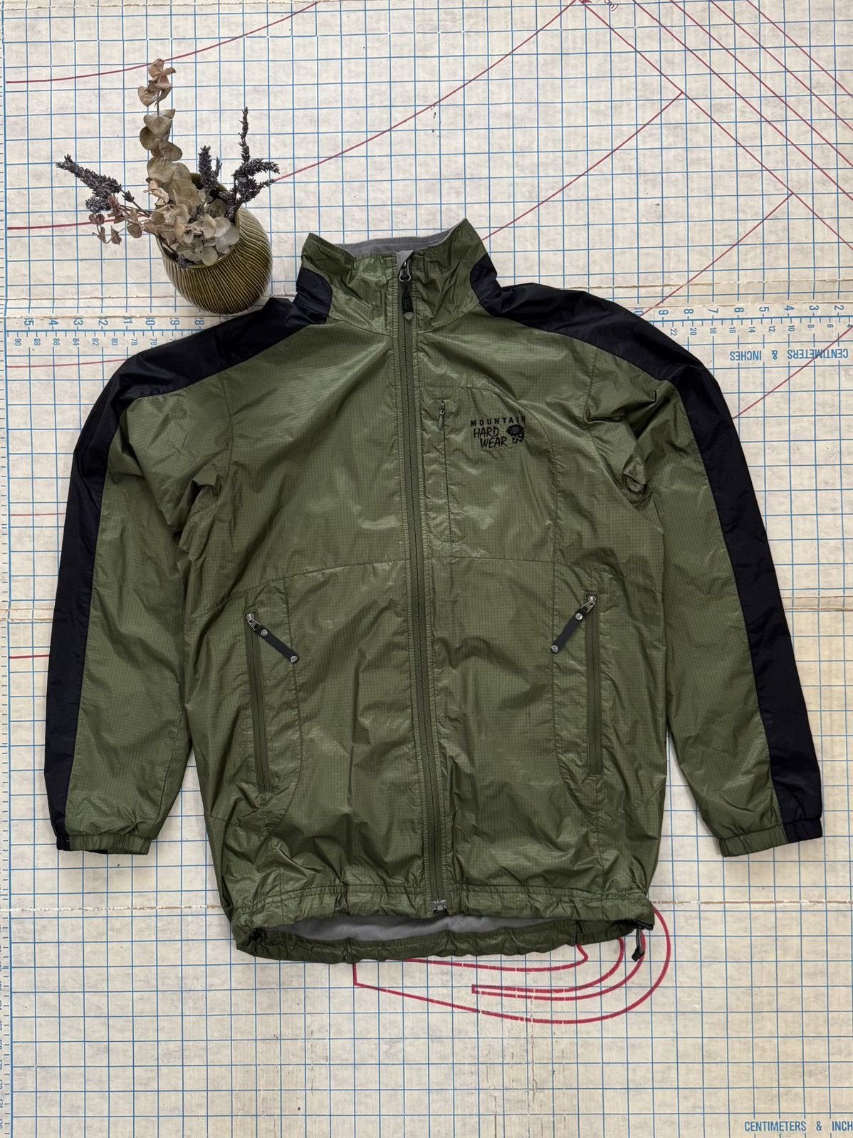 Mountain Hardwear Mountain Hard Wear Full Zip Lightweight Jacket Dark Green S Size US S / EU 44-46 / 1 - 2 Thumbnail