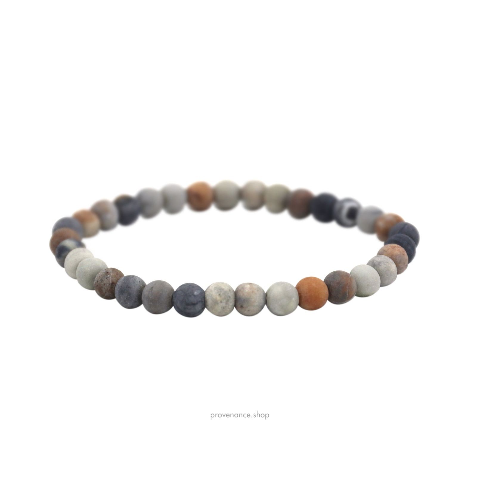 Jewelry 🔴 Bracelet - Matte Picasso Jasper 6mm. Size ONE SIZE - 1 Preview
