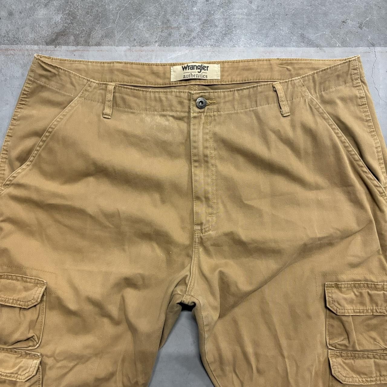Japanese Brand × Vintage Crazy Vintage Y2K/2000s Baggy Khaki Skater Style Carhartt Style Cargo Pants! Size US 40 / EU 56 - 3 Thumbnail