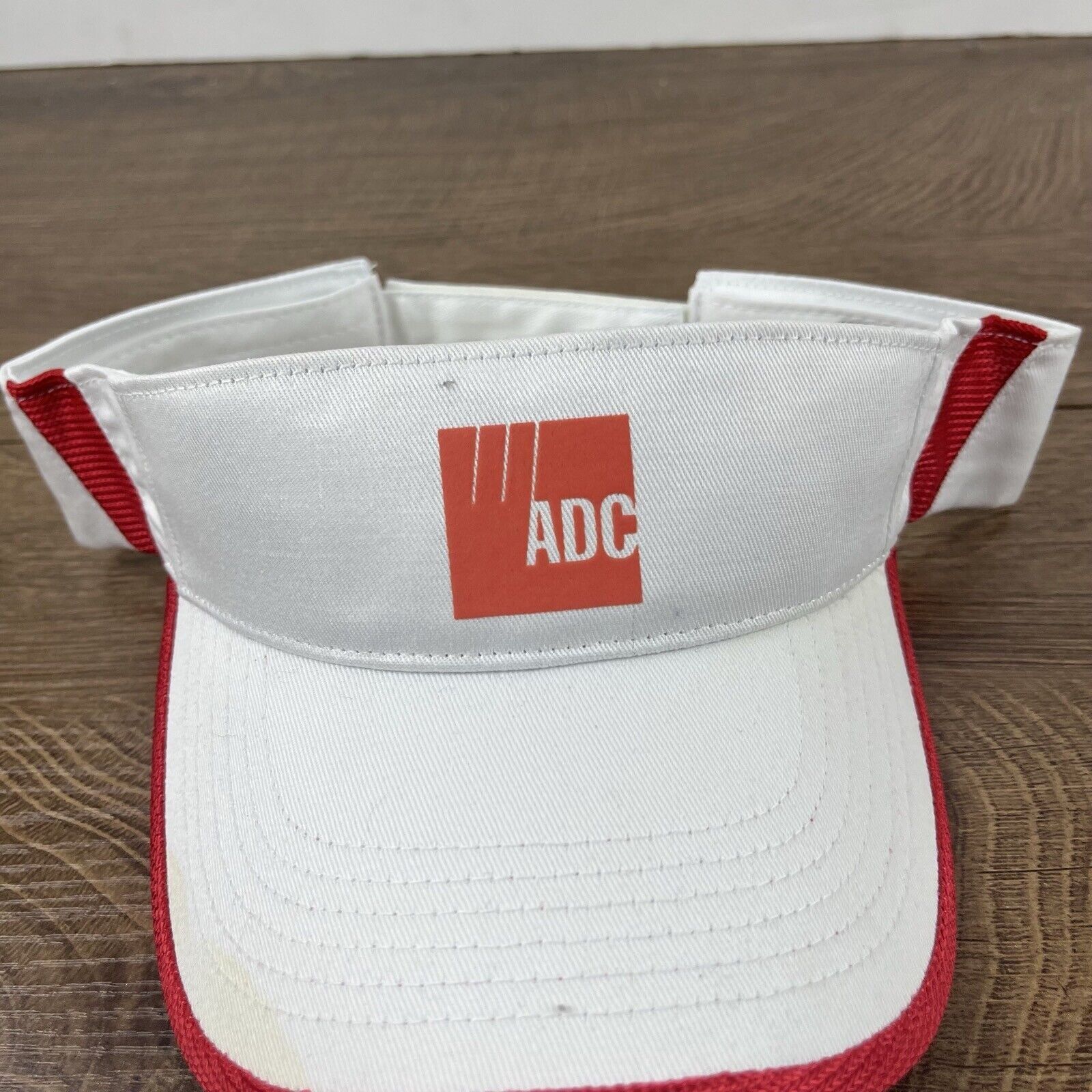 Other ADC W Visor Hat White ADC Cap Adjustable Hat White Adult Hat Size ONE SIZE - 5 Thumbnail