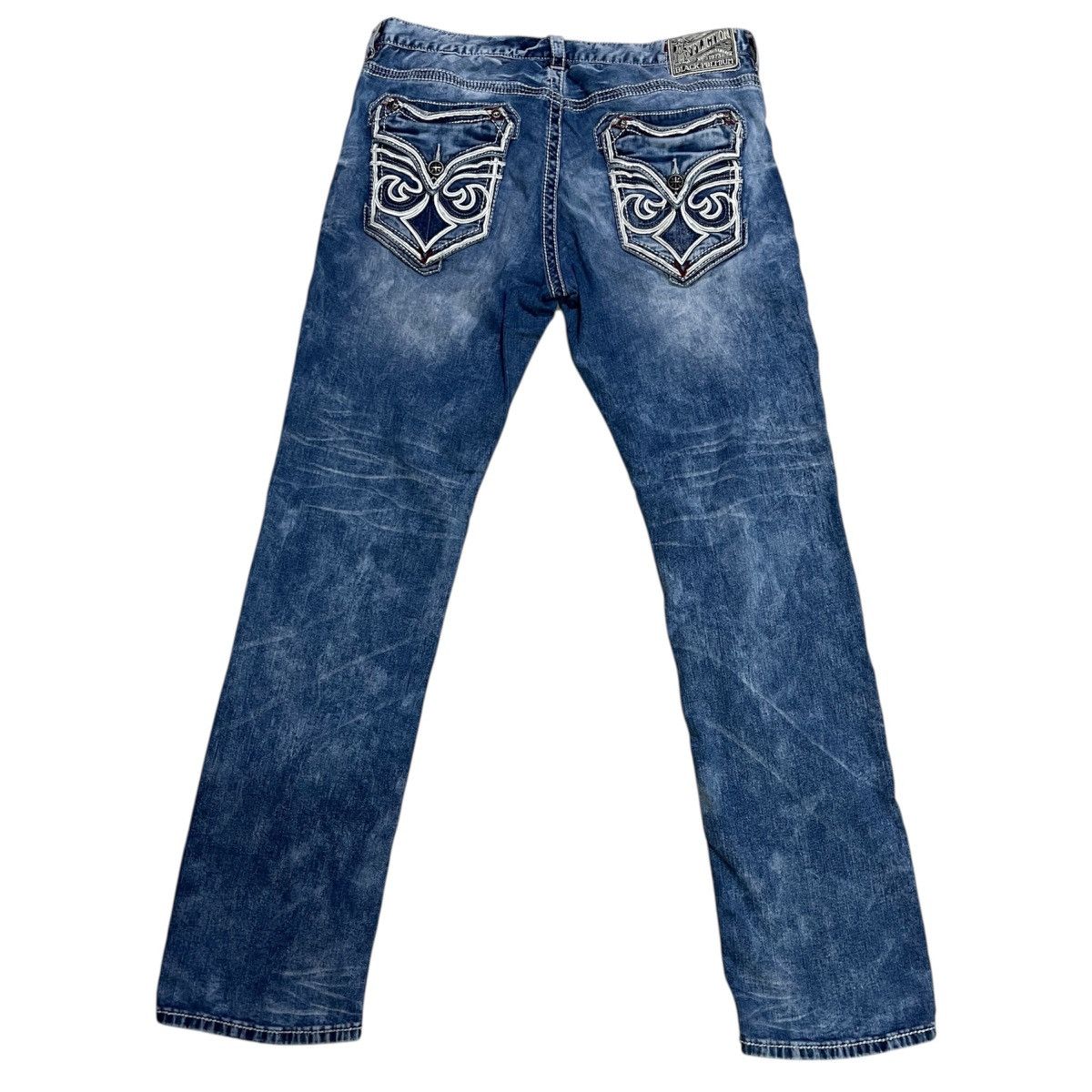 Affliction × PPFM Vintage Affliction Washed Jeans Size US 35 - 1 Thumbnail