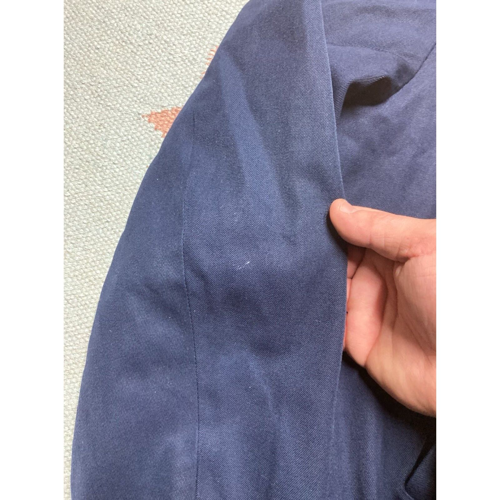 Vintage VINTAGE USAF Air Force patriot work jacket lightweight bomber windbreaker Large Blue Patriot Men's Jacket L Size US L / EU 52-54 / 3 - 2 Thumbnail