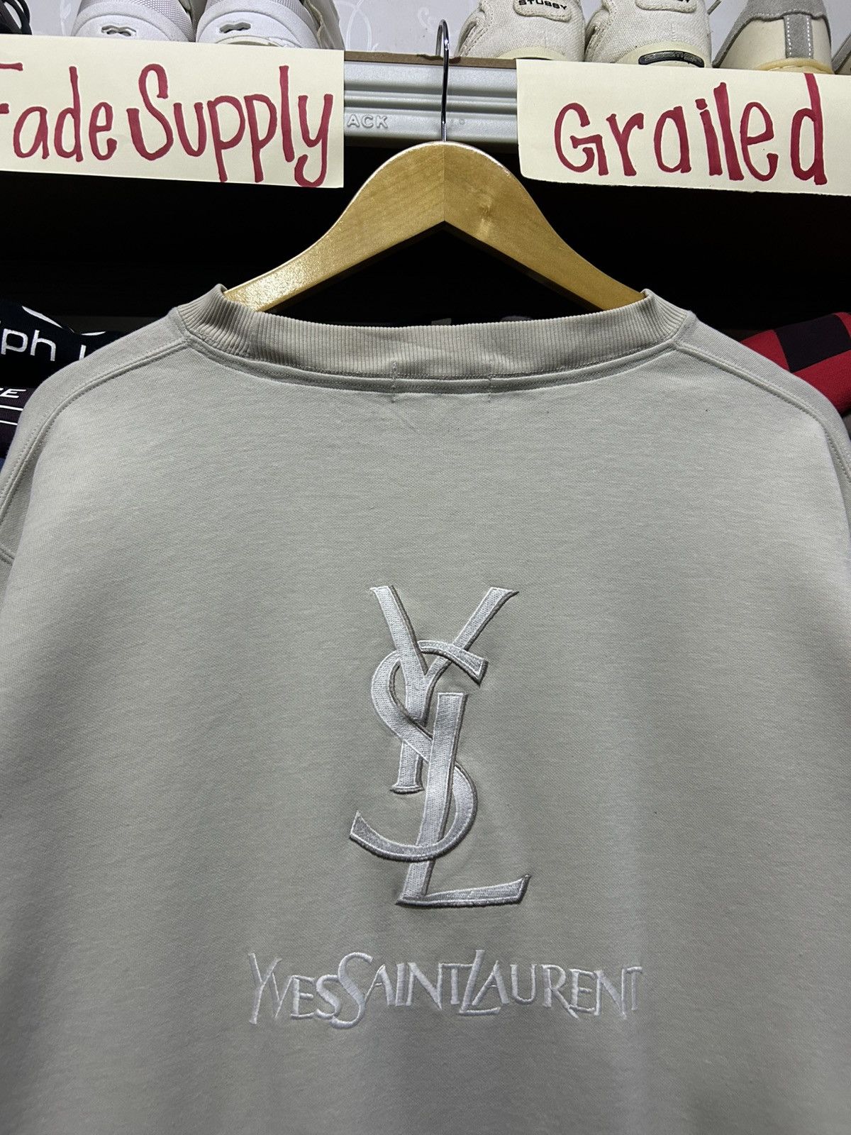 Yves Saint Laurent Vintage Yves Saint Laurent YSL big logo embroidery Size US M / EU 48-50 / 2 - 4 Thumbnail