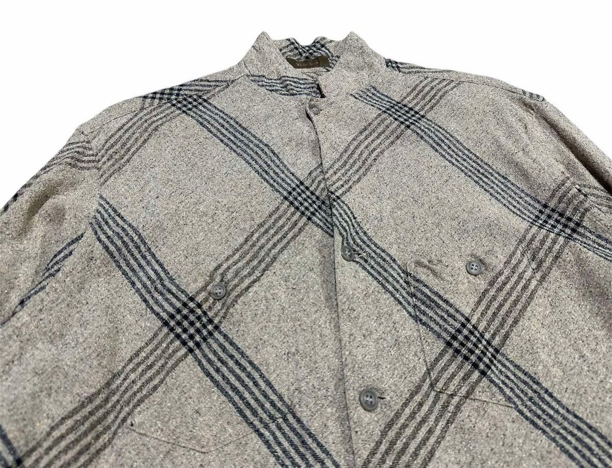 Yohji Yamamoto 🔥1986 Archived Y’s For Men Plaid Shirt Long Sleeve Size US L / EU 52-54 / 3 - 3 Thumbnail