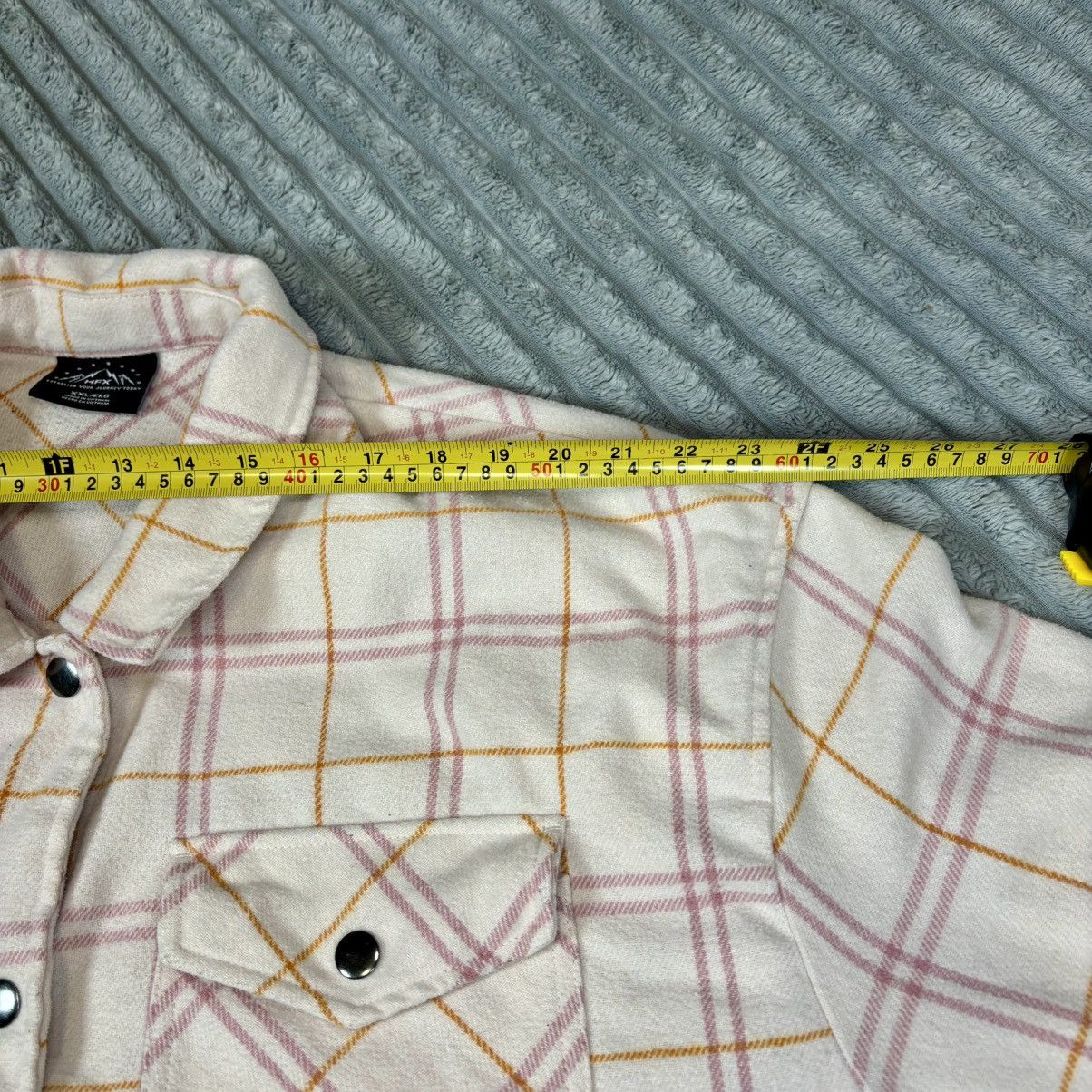 Other HFX women's long sleeve cozy plaid shacket shirt jacket XL Size XL / US 12-14 / IT 48-50 - 4 Thumbnail
