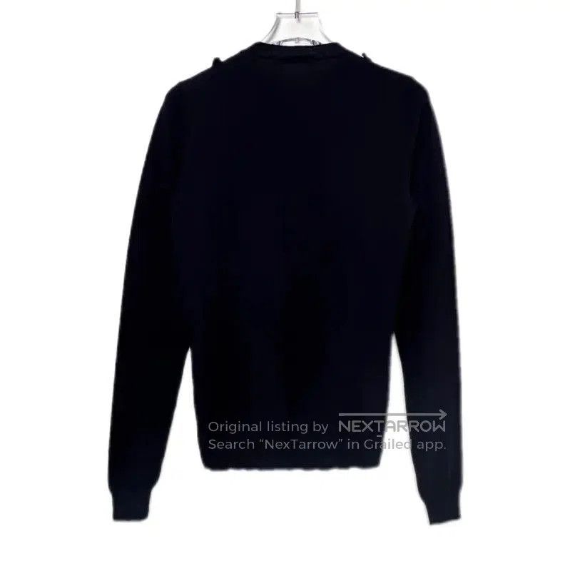 Miu Miu Miu Miu Black Cotton Blend Women's Sweatshirt . Size M / US 6-8 / IT 42-44 - 2 Thumbnail
