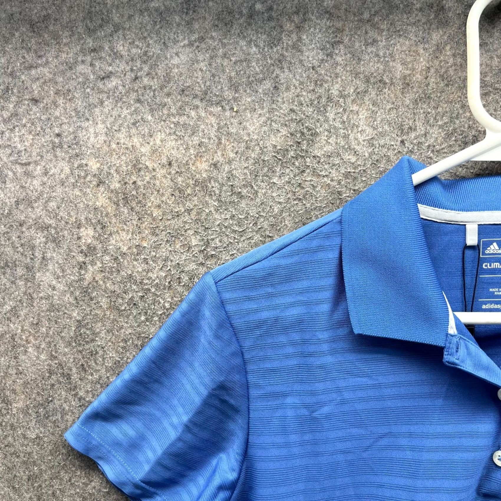 Adidas Adidas Polo Shirt Womens Medium Blue Stripes Preppy Climacool Palmer Golf Club Shirt Size M / US 6-8 / IT 42-44 - 6 Thumbnail