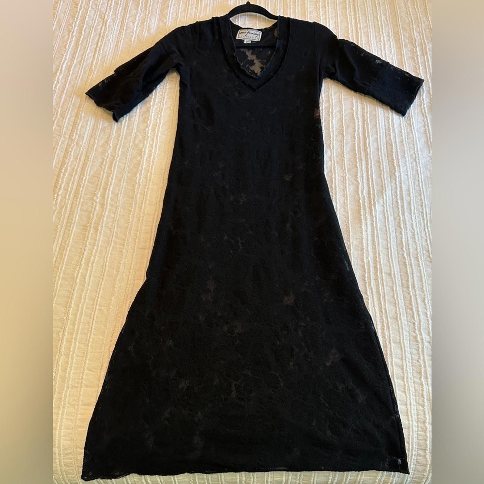 Other Y2K 90’s Ann Farriday One Size Dress Stretch Lace 3/4 EUC Size ONE SIZE - 5 Thumbnail