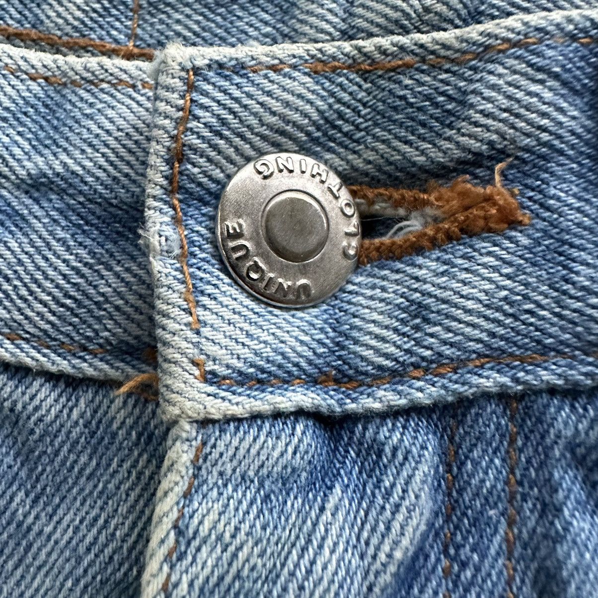 Japanese Brand W28 🔥 Vintage Japanese Faded Rusty Denim Jean Pant Size US 28 / EU 44 - 6 Thumbnail