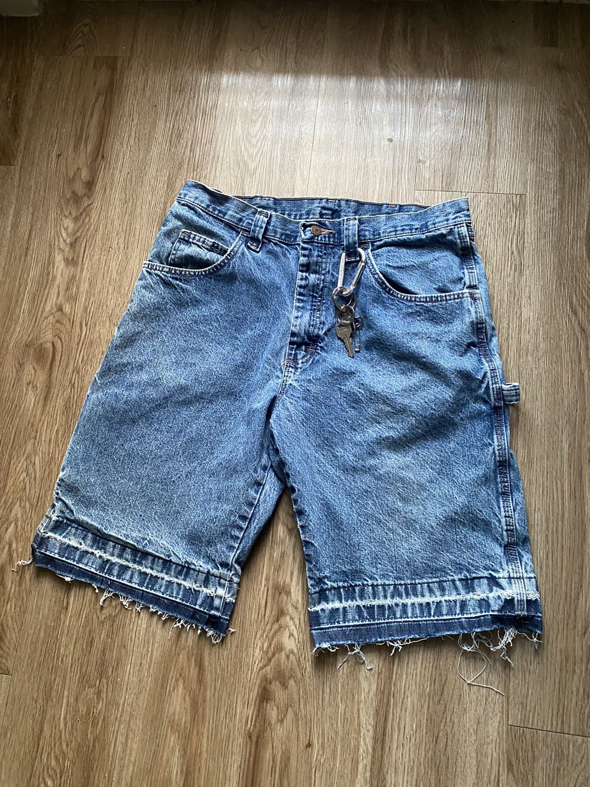 Vintage CRAZY VINTAGE BAGGY WRANGLER CARPENTER SHORTS JORTS Grailed