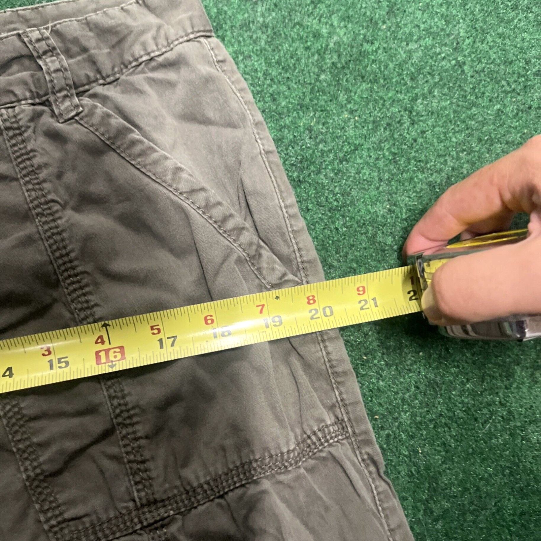 Calvin Klein Calvin Klein Capri Pants Size 14 Brown Summer Beach Outdoors Size 36" / US 14 / IT 50 - 7 Thumbnail