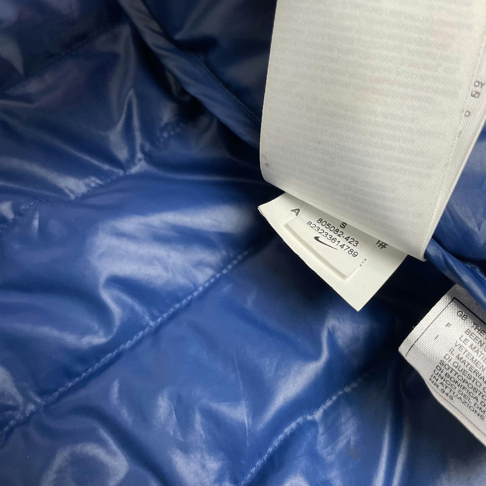 Nike Nike Sportswear Womens Blue Down Fill Hooded Puffer Jacket S Size S / US 4 / IT 40 - 16 Thumbnail