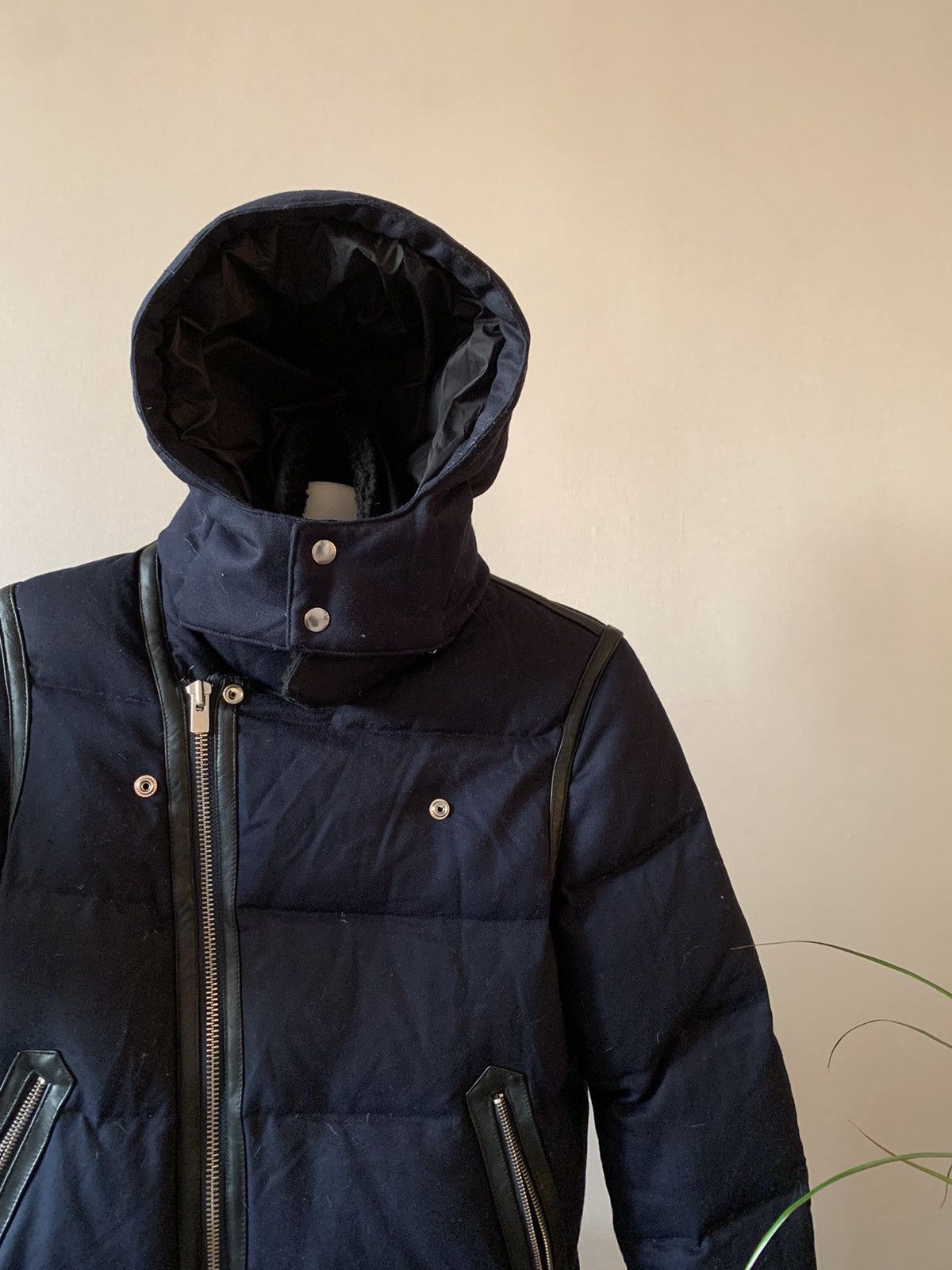The Kooples The Kooples Lambskin Wool Down Asymmetric Jacket helmut lang Size US S / EU 44-46 / 1 - 4 Thumbnail