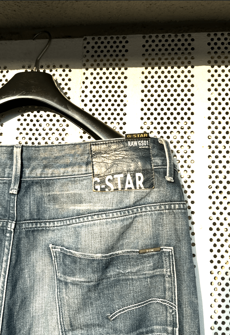 G-Star G Star Raw GS01 Vintage Men’s Jeans 3D Size US 34 / EU 50 - 12 Thumbnail