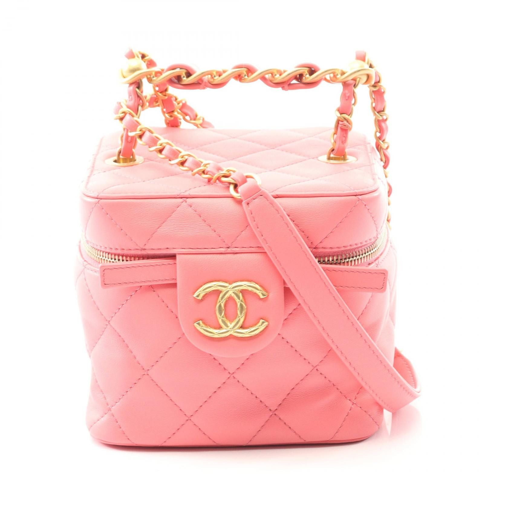 Chanel Chanel Chanel Matelasse Lambskin Shoulder Bag Leather Shoulder Bag AS3228 DUTY FREE for USA Size ONE SIZE - 1 Thumbnail
