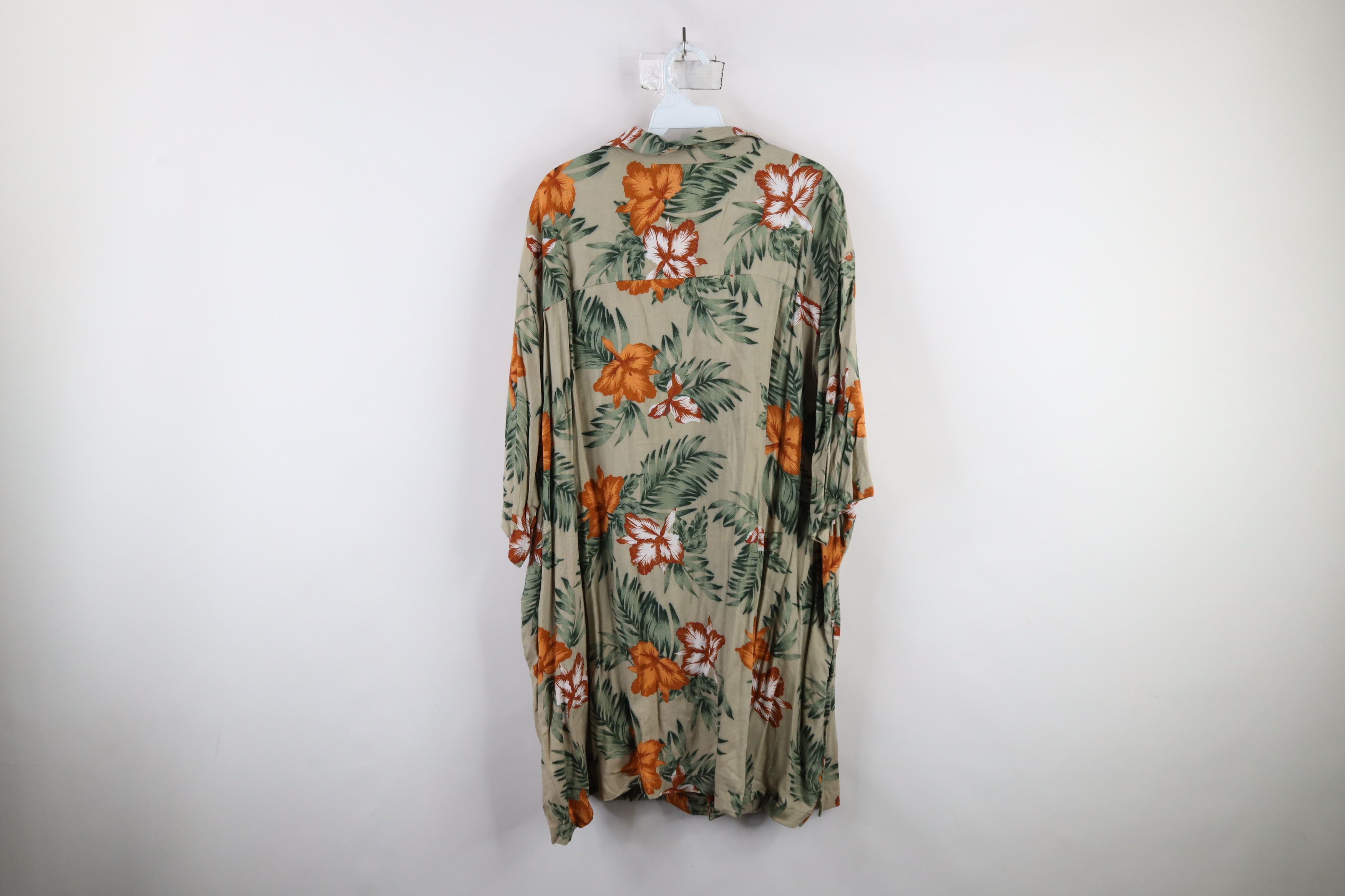 Vintage Vintage 90s Streetwear Flower All Over Print Button Shirt Size US XXL / EU 58 / 5 - 8 Thumbnail