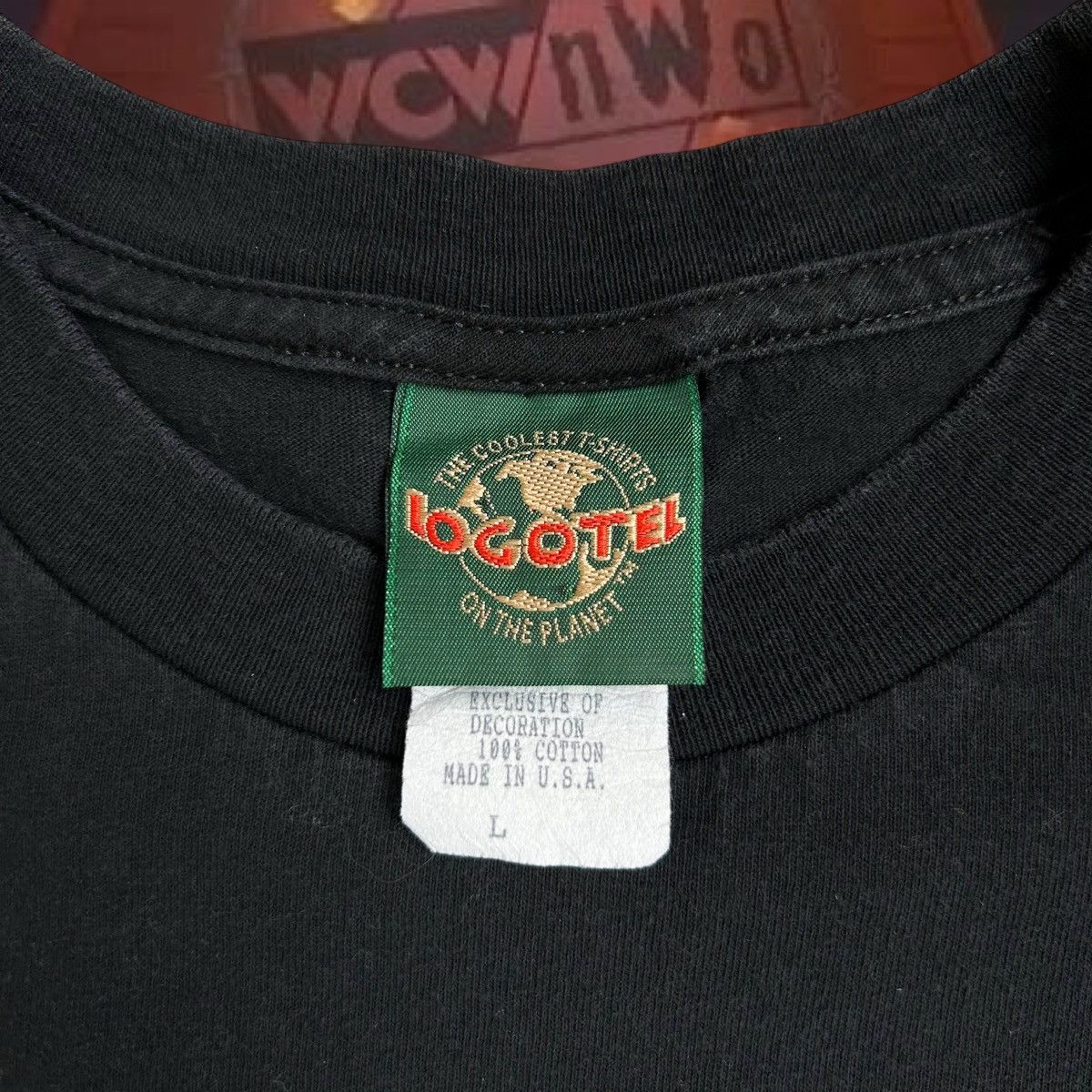 Vintage × WCW/nWo × WWE 90s NWO WCW Red & Black Unchained Sting WWE Wrestling Tee L. Size US L / EU 52-54 / 3 - 6 Thumbnail
