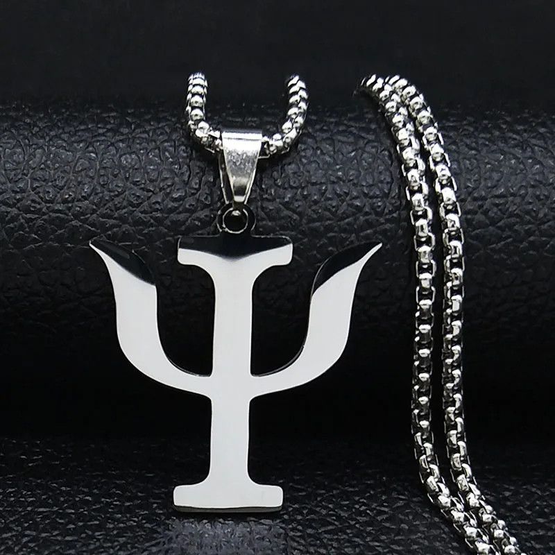 Jewelry Greek Letter PSI Symbol Pendant Necklace Emblem Size ONE SIZE - 5 Thumbnail