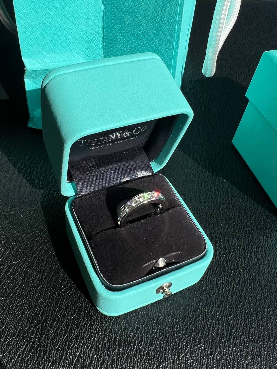 Tiffany & Co. Tiffany Co Platinum 1.80ct Diamond 4mm Full Eternity Wedding Size ONE SIZE - 2 Thumbnail