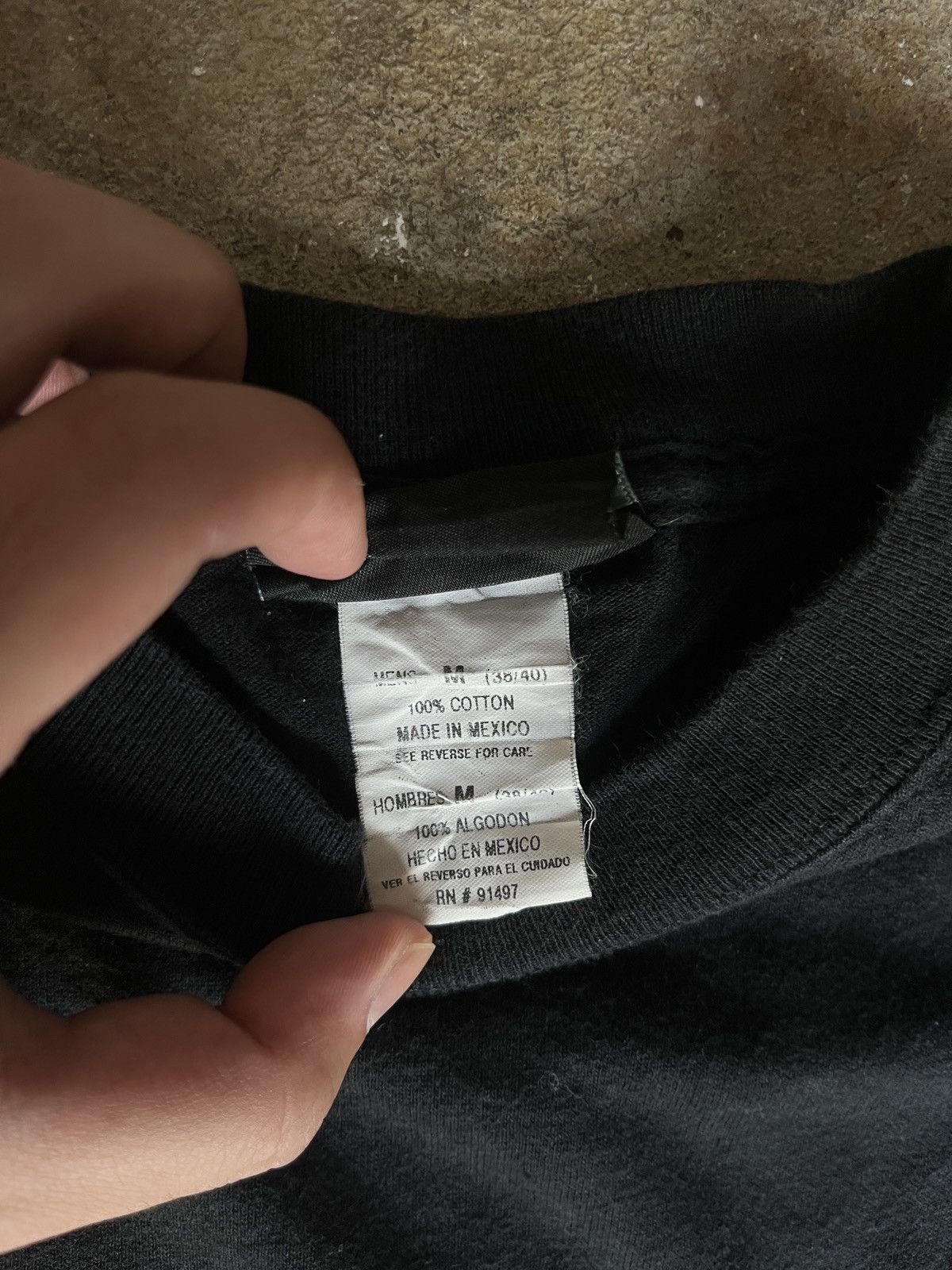 Japanese Brand × Vintage BLACK/DARK BLUE JAPANESE-THRIFTED SHIRT (M) Size US M / EU 48-50 / 2 - 6 Thumbnail