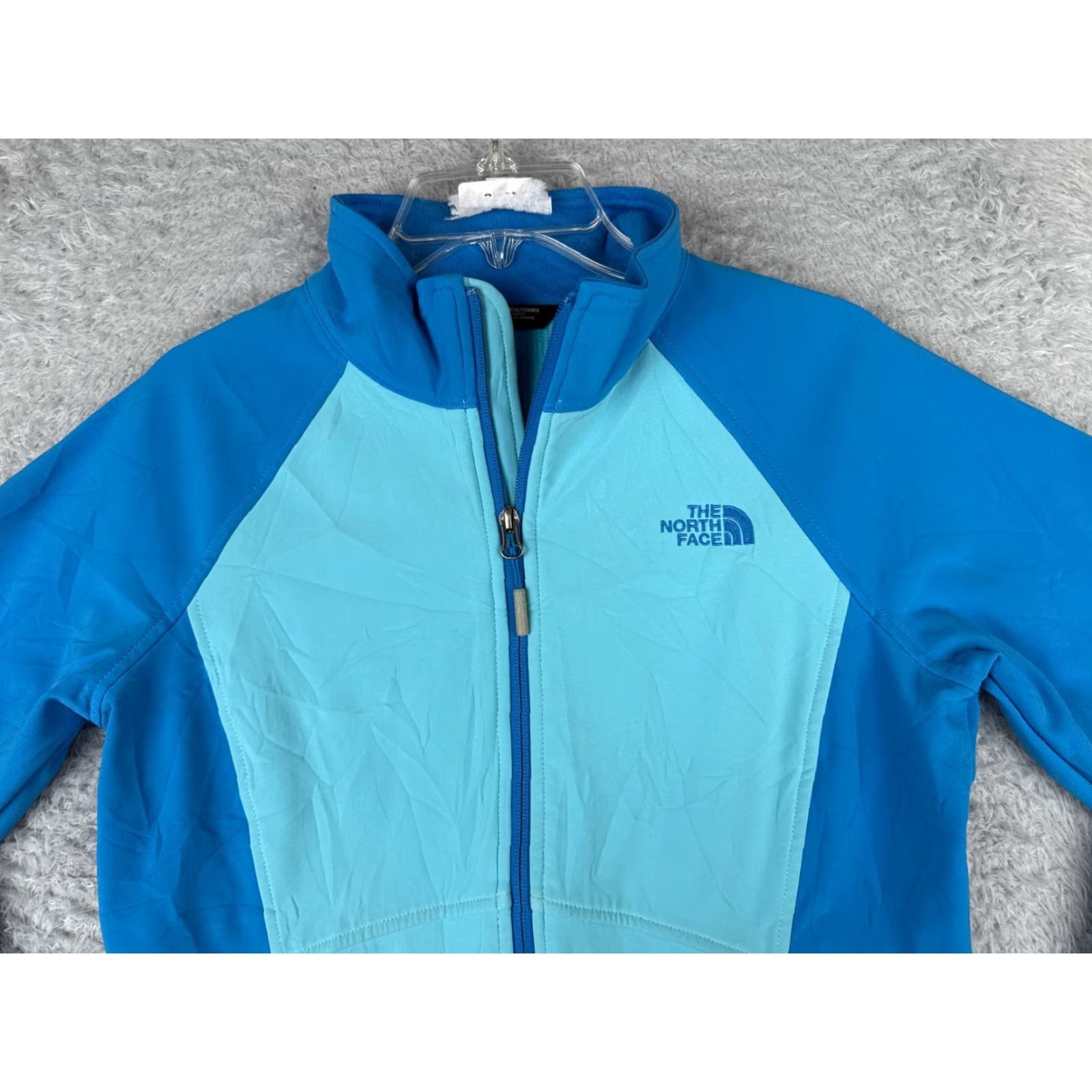 The North Face The North Face Jacket Women Medium Blue Softshell Mock Neck Polyester Womens Size M / US 6-8 / IT 42-44 - 7 Thumbnail