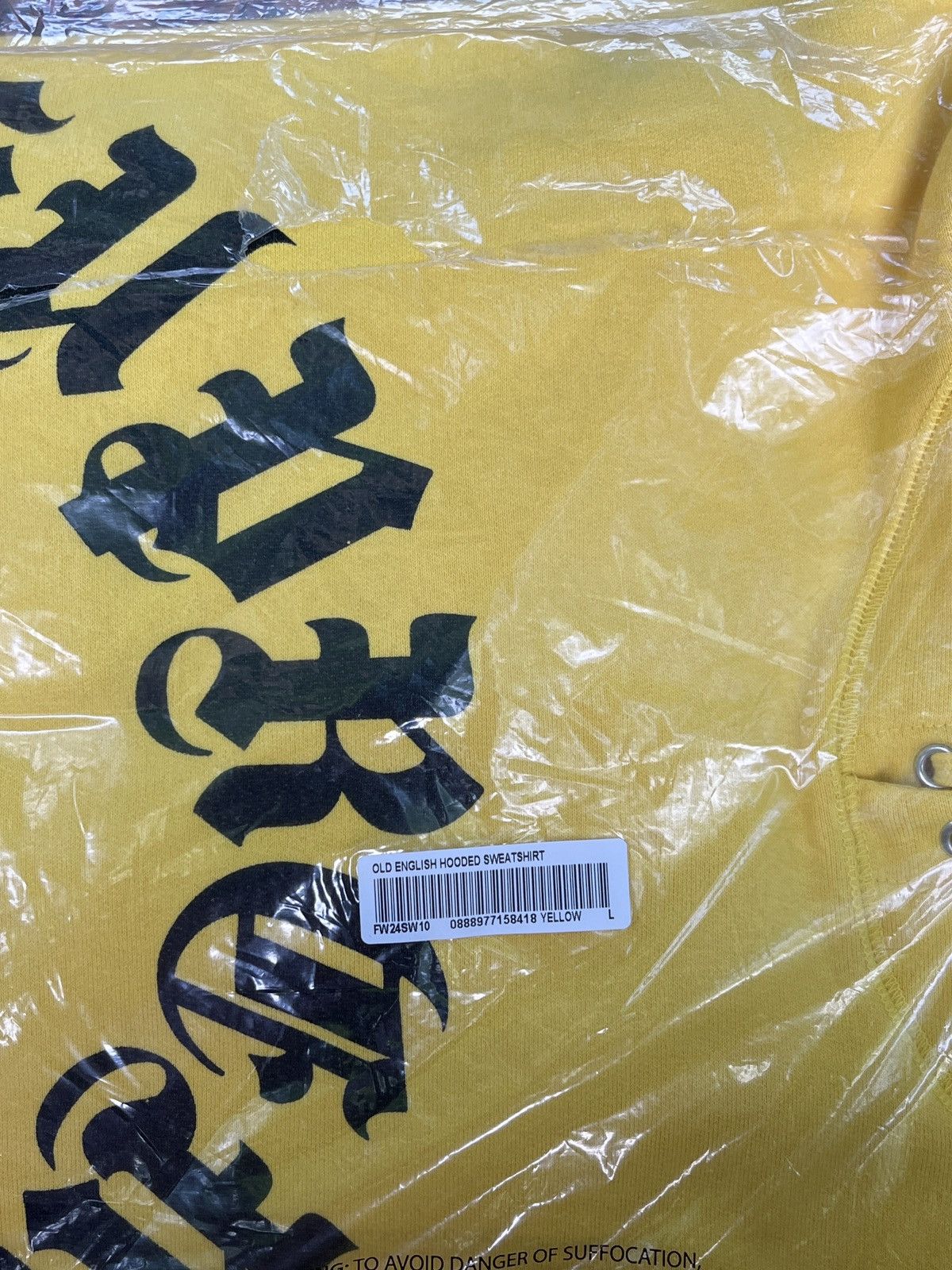 Supreme Supreme Old English arc Hooded Sweatshirt L Size US L / EU 52-54 / 3 - 6 Thumbnail