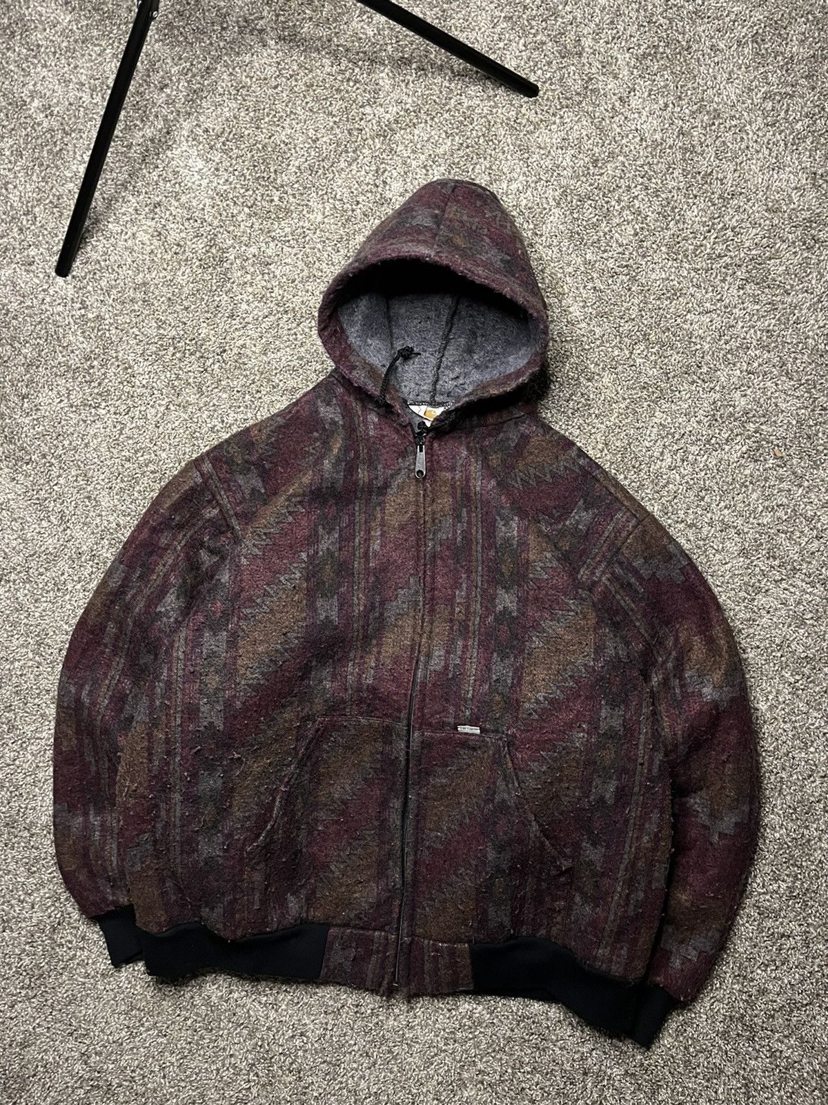 image of 80's Carhartt Navajo Aztec Jacket Large Boxy, Men's
