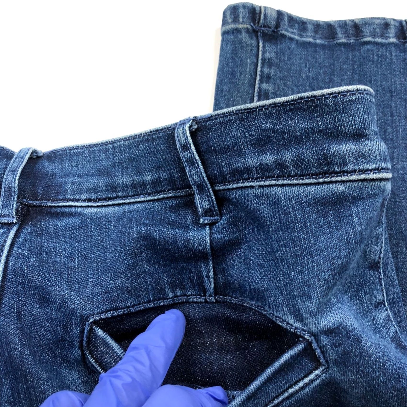 J.McLaughlin J. McLaughlin Front Seam Bootcut Jeans 30 in W 31 in L SS/Stretch Denim Women Regular 6 Blue Size 28" / US 6 / IT 42 - 3 Thumbnail