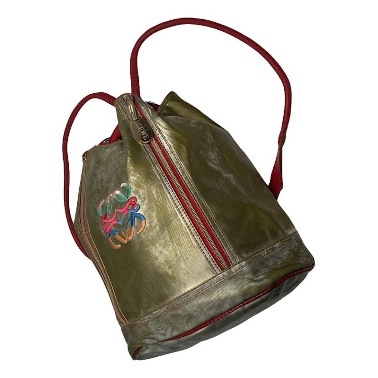 Loewe Goya Multicolour Leather Backpack Size ONE SIZE - 1 Thumbnail