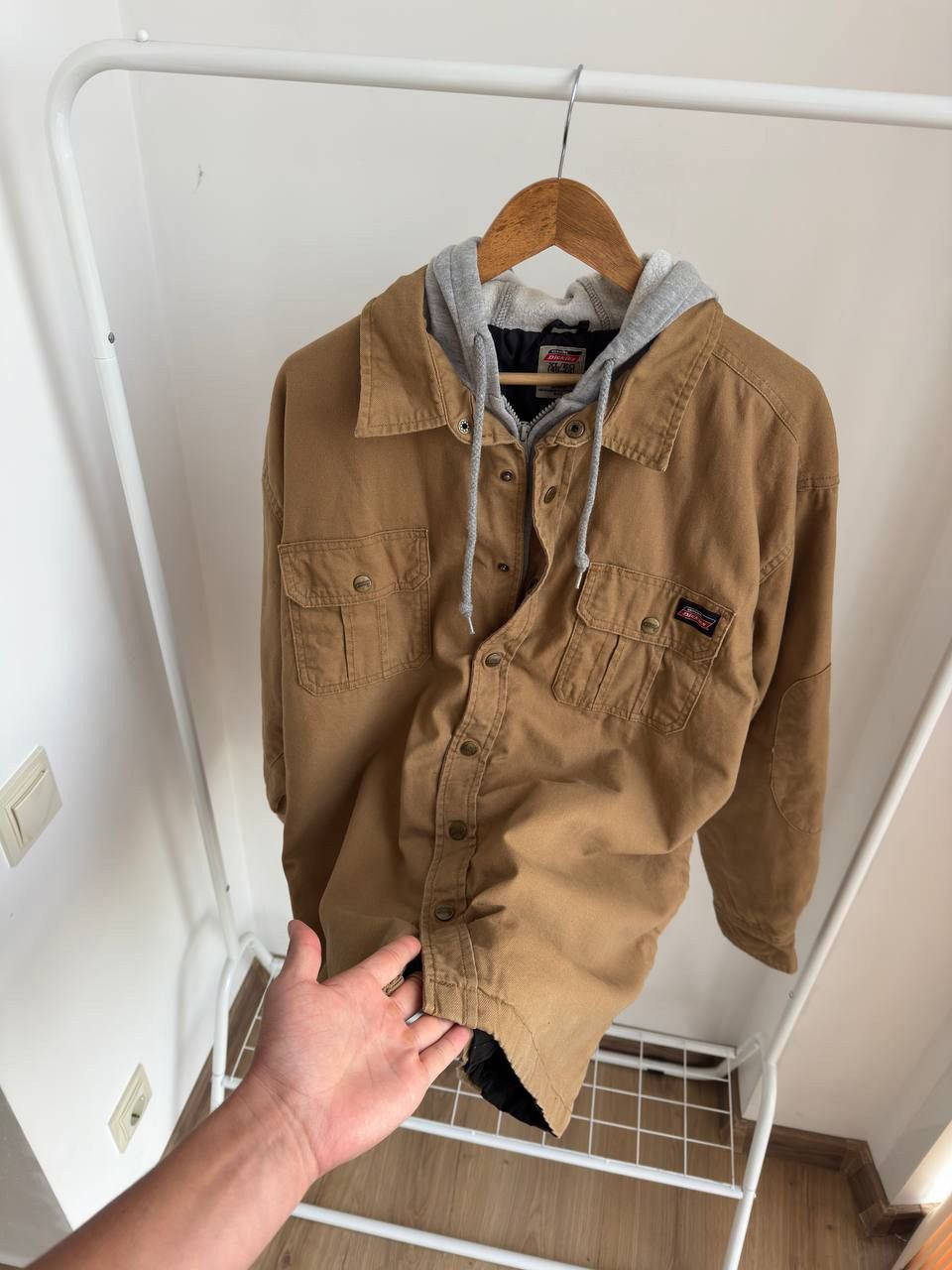 Dickies DICKIES MEN’S WORKWEAR ACTIVE HOODED JACKET BROWN Size XL Size US XL / EU 56 / 4 - 7 Thumbnail