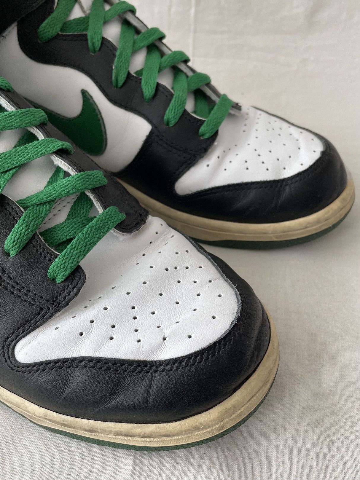 Nike '06 Nike Dunk Hi Pine Green Sneakers 309432-131 Size US 11 / EU 44 - 3 Thumbnail
