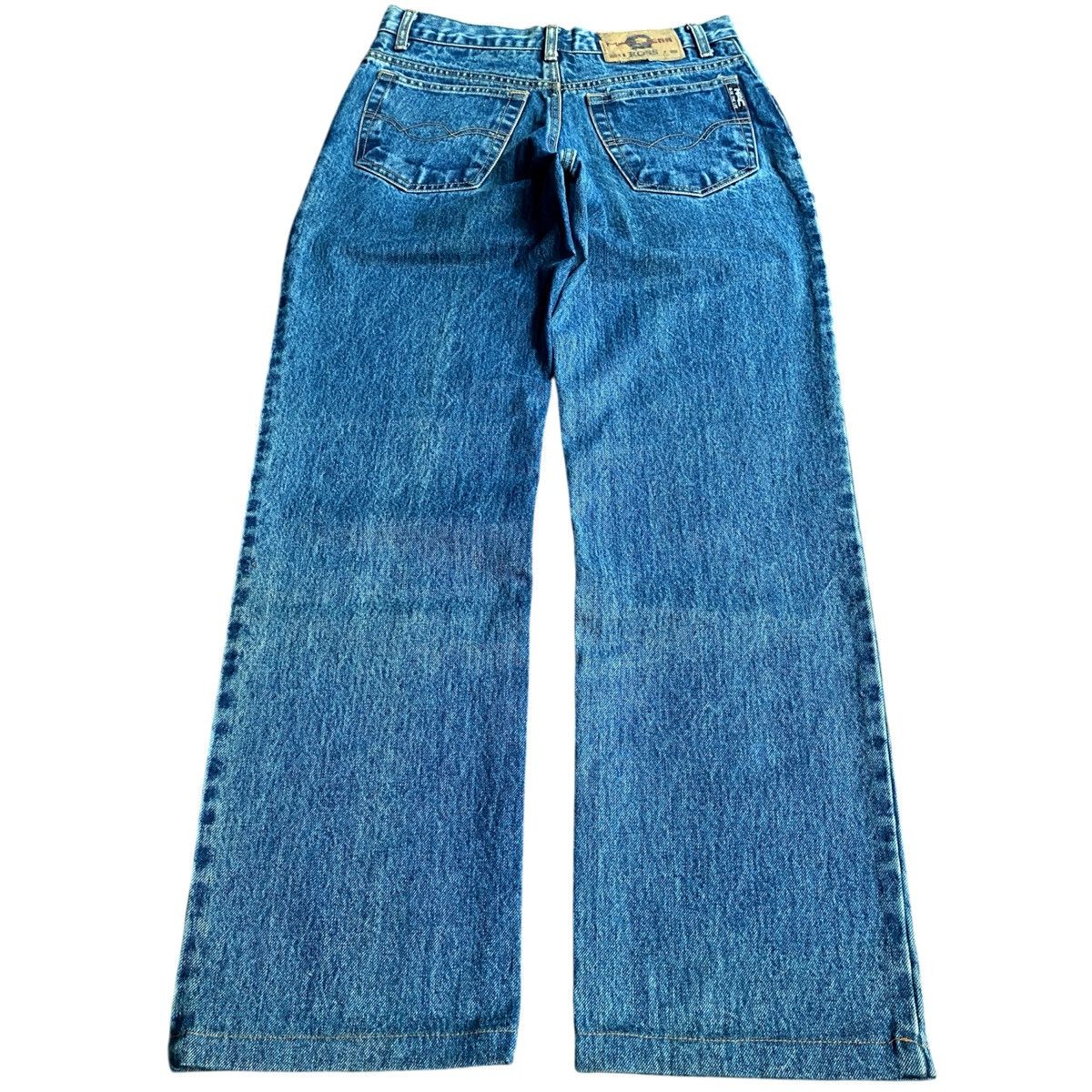 JNCO × Southpole × Vintage Rare Y2K MAC Blue One Japanese Brand Wide Leg Denim Jeans Size US 29 - 2 Thumbnail