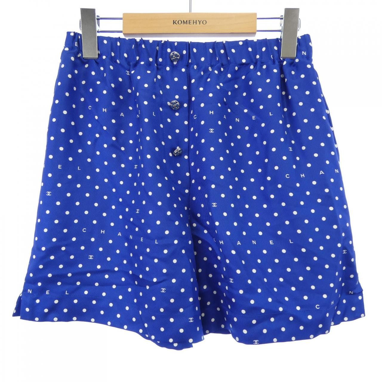 Chanel Chanel Chanel LOOK61 100% Silk Shorts Textile Shorts P76702V68667 DUTY FREE for USA Size ONE SIZE - 1 Thumbnail