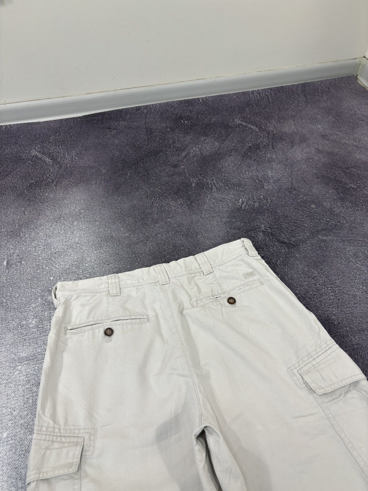 Izod Vintage IZOD 2000s Y2K Hype Utility Military Cargo Shorts Size US 32 / EU 48 - 15 Thumbnail